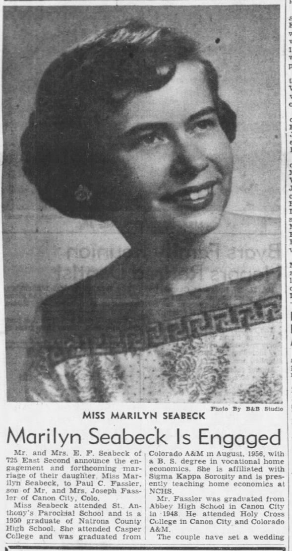 Marilyn Seabeck engaged